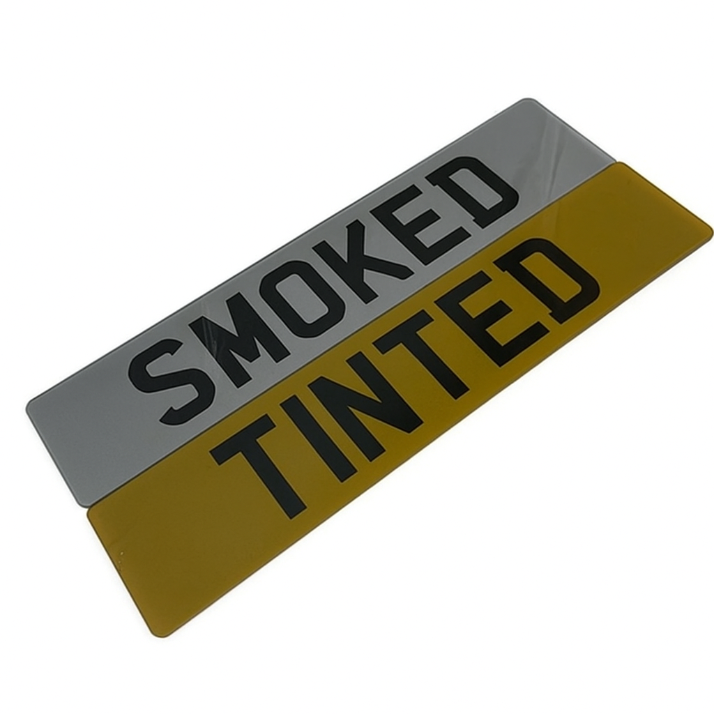 Tinted Show Plates