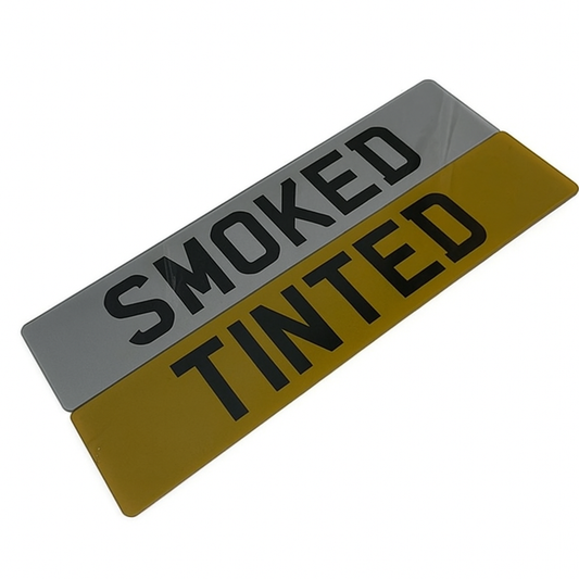 Tinted Show Plates